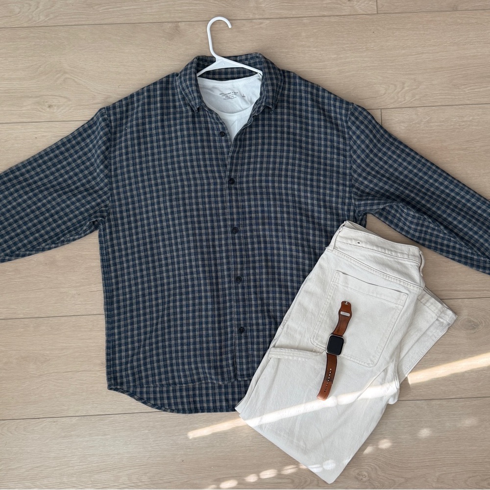 Abercrombie Men’s flannel shirt NWT XL